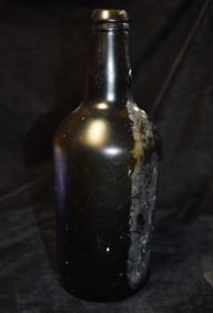 Early 1700's British Black Pirate Bottle