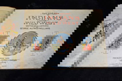 1911 The Boy's Book of Indians and the Wild West by George Williams