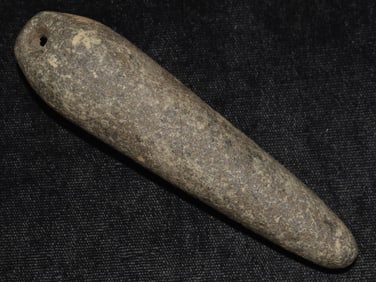 Drilled Porphyry Plummet - Modern Made