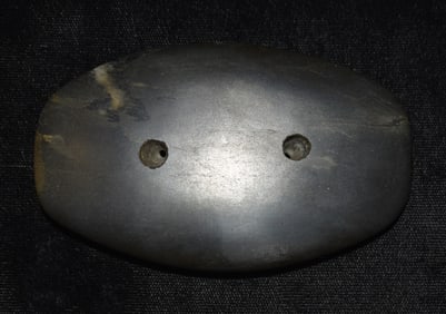 3 1/2" Black Quartz Gorget - Modern Made