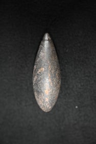 2 5/8" Hematite Plummet Modern Made.