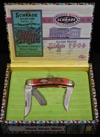 Schrade Cutlery Cigar Box Classics Collectible Pocket Knife.