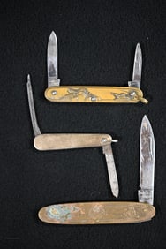 3 Vintage Pocket Knives includes 1982 World's Fair and 2 more.