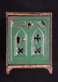 1890's Church Window Safe by Shimer Toy Company.