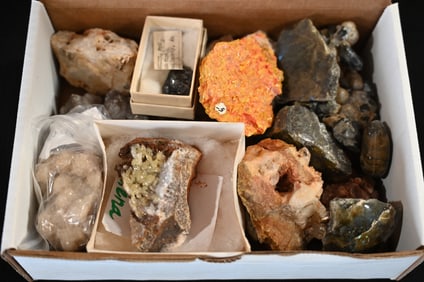 5.8 Pound Box Full of Misc. Gemstones.