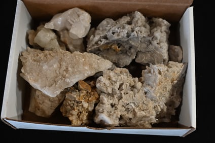 White Quartz Crystal Clusters