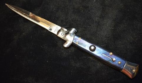 8 3/4" Italian Stiletto Switchblade Knife