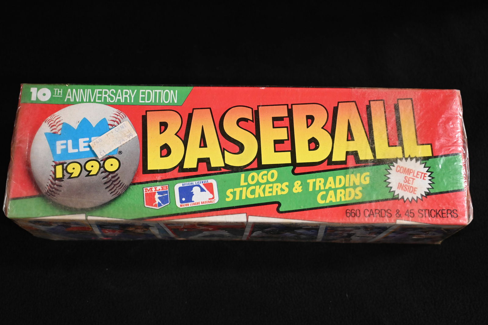 1990 Fleer Baseball Cards Collector Set "Sealed" 10th Anniversary Edition. (1 of 3)