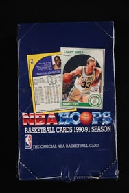 1990 Hoops Basketball Cards Box sealed unopened packs.