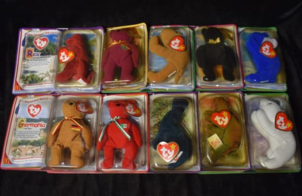 10 TY McDonalds Tini Beanie Babies 2000 NIB