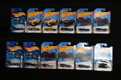 12 Batman Hot Wheels 2003-2021 in brand new condition.