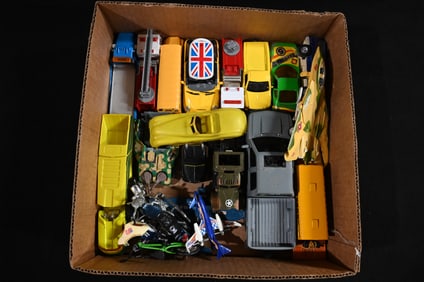20 Vintage Toy Trucks, Cars, Motorcycles, and Planes Larger Size.