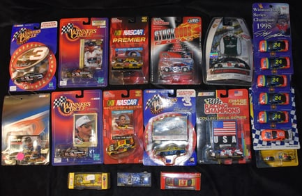 20 Vintage 1:64 Scale Diecast Cars - Nascar 1990's to Early 2000's