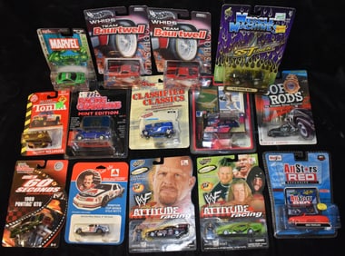 14 1:64 Scale Diecast Cars - Maisto, Hot Wheels, Tonka, Road Champs etc.