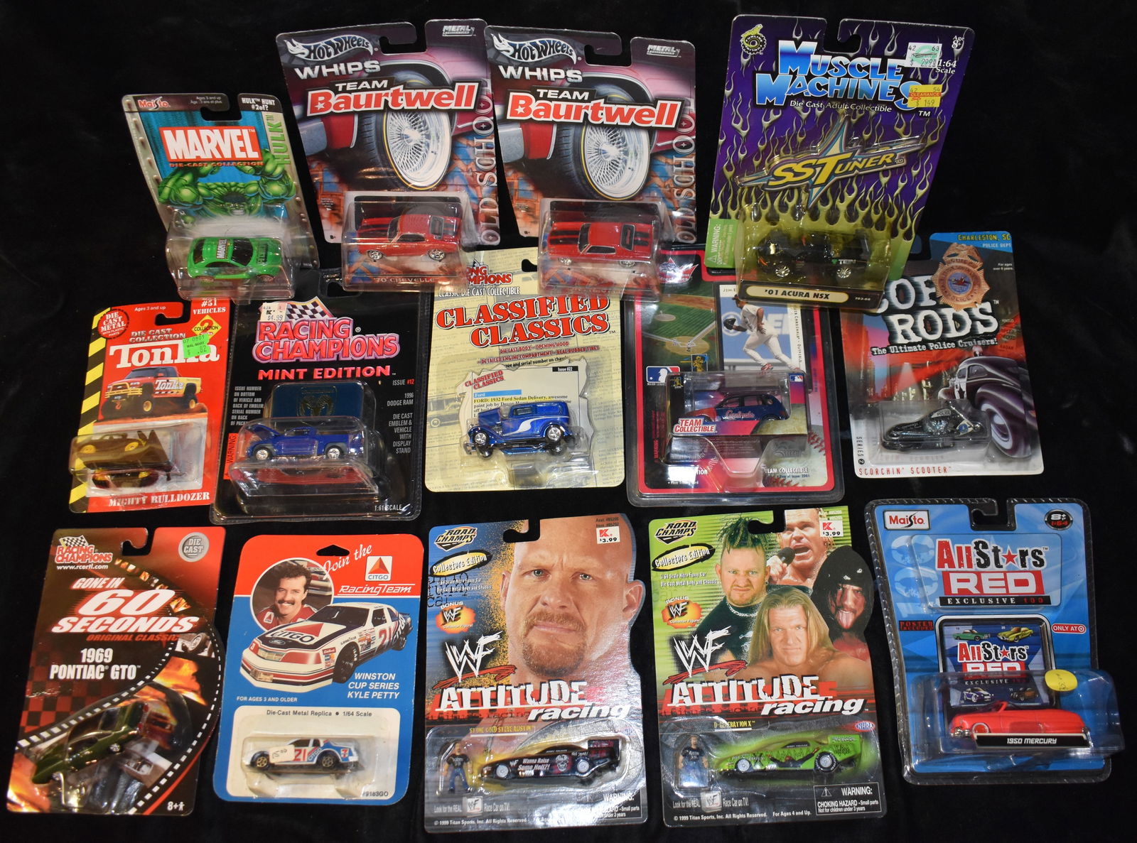 14 1:64 Scale Diecast Cars - Maisto, Hot Wheels, Tonka, Road Champs etc. (1 of 8)