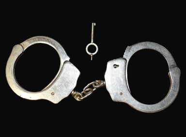 Vintage Hand Cuffs w/ Key