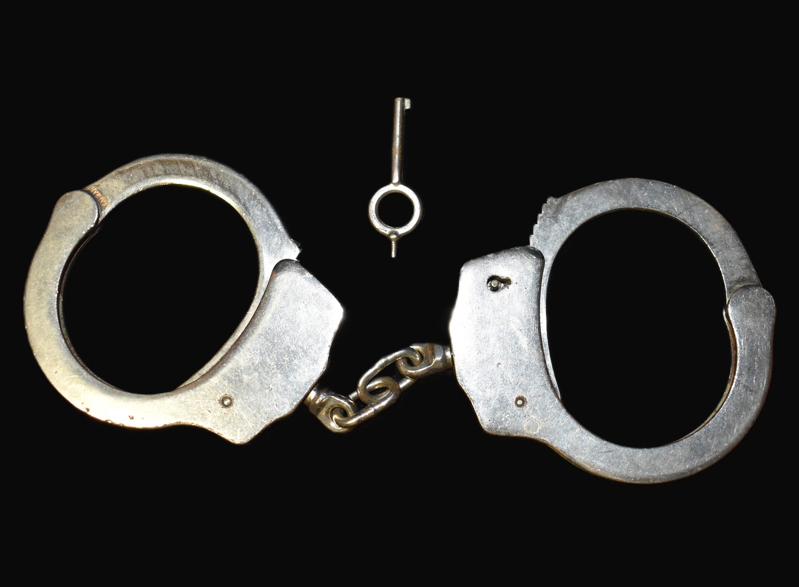 Vintage Hand Cuffs w/ Key (1 of 3)