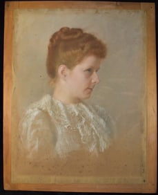 18th to 19th Century Oil on Tin Painting