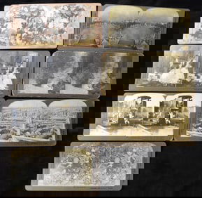 7 Stereoscope Viewer Cards 1899-1905 by International Viewer Company
