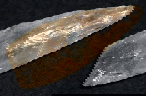 2 3/16" River Stained Angostura Found in McIntosh Co. OK Ryan Keele COA.: 2 3/16" River Stained Angostura Found in McIntosh Co. OK Ryan Keele COA.