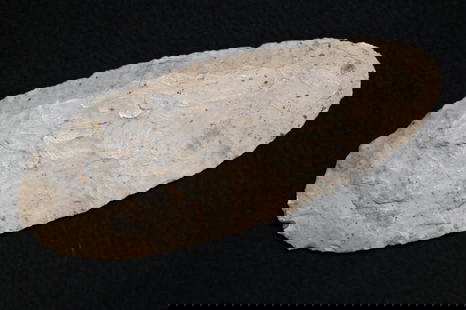 5 3/4" Early Ovoid Knife Found in Ralls Co. MO Ryan Keele COA Ex:: Matt Lay Collection.: 5 3/4" Early Ovoid Knife Found in Ralls Co. MO Ryan Keele COA Ex:: Matt Lay Collection.