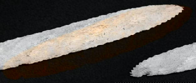 6 7/16" Early Knife Found in Lincoln Co. MO Ryan Keele COA.: 6 7/16" Early Knife Found in Lincoln Co. MO Ryan Keele COA.