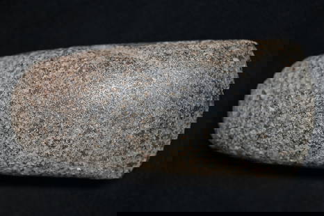 6 9/16" Speckled Granite Celt Found in Brown Co. Illinois by Aaron Morath, Keele COA.: 6 9/16" Speckled Granite Celt Found in Brown Co. Illinois by Aaron Morath, Keele COA.