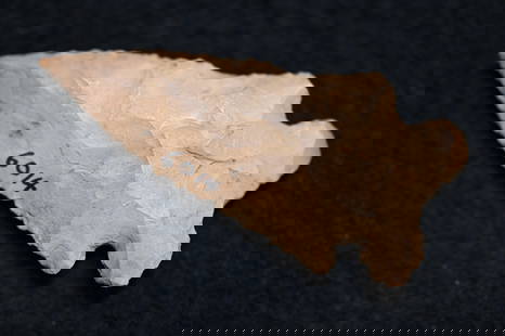 2 7/16" Lecroy Arrowhead Found in the TN/KY area Ex: Walt McIntyre Collection.: 2 7/16" Lecroy Arrowhead Found in the TN/KY area Ex: Walt McIntyre Collection.