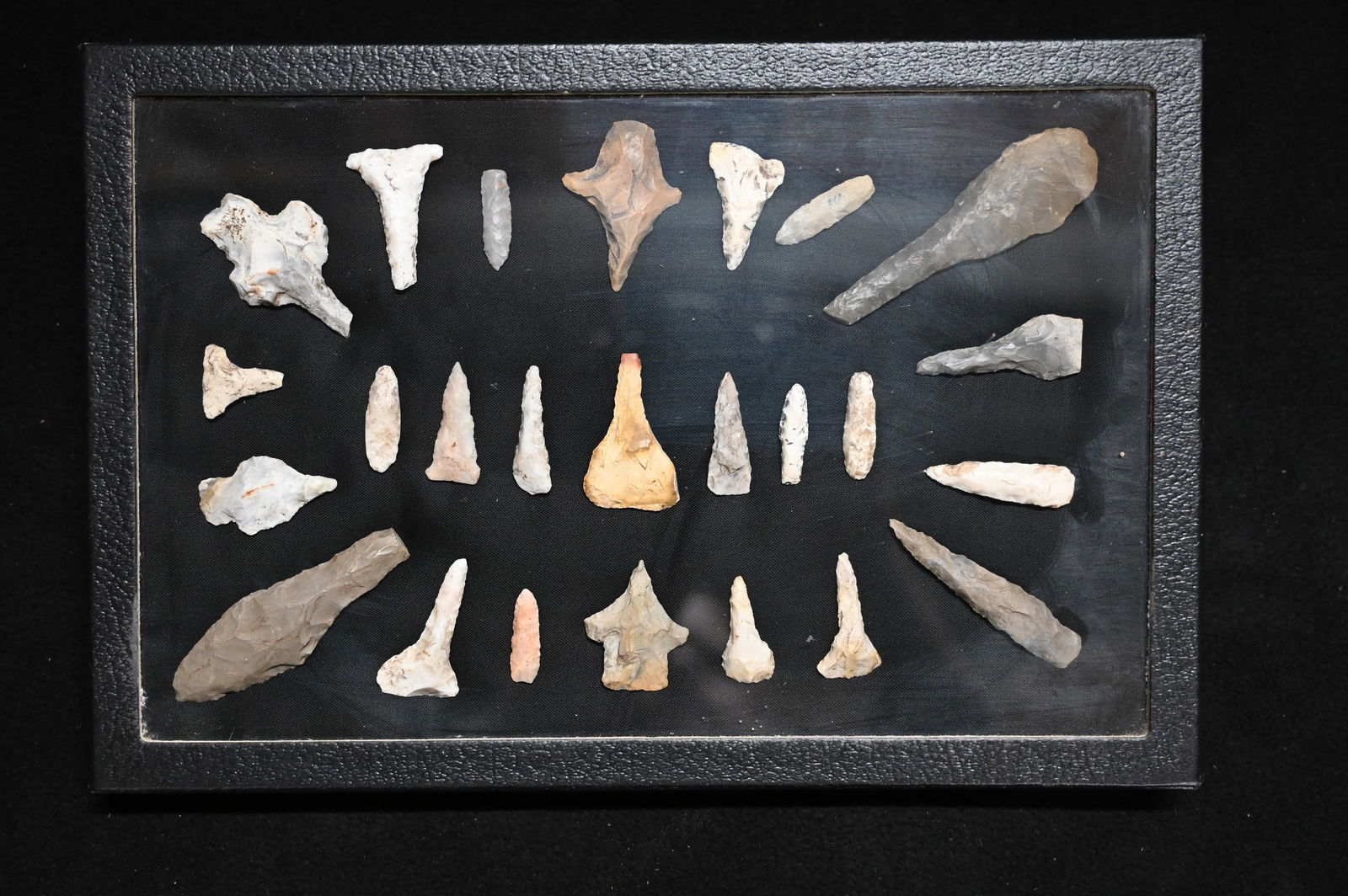 25 Drills Found in Illinois/Indiana 3 1/2" Longest in a 8" x 12" Frame. (1 of 7)