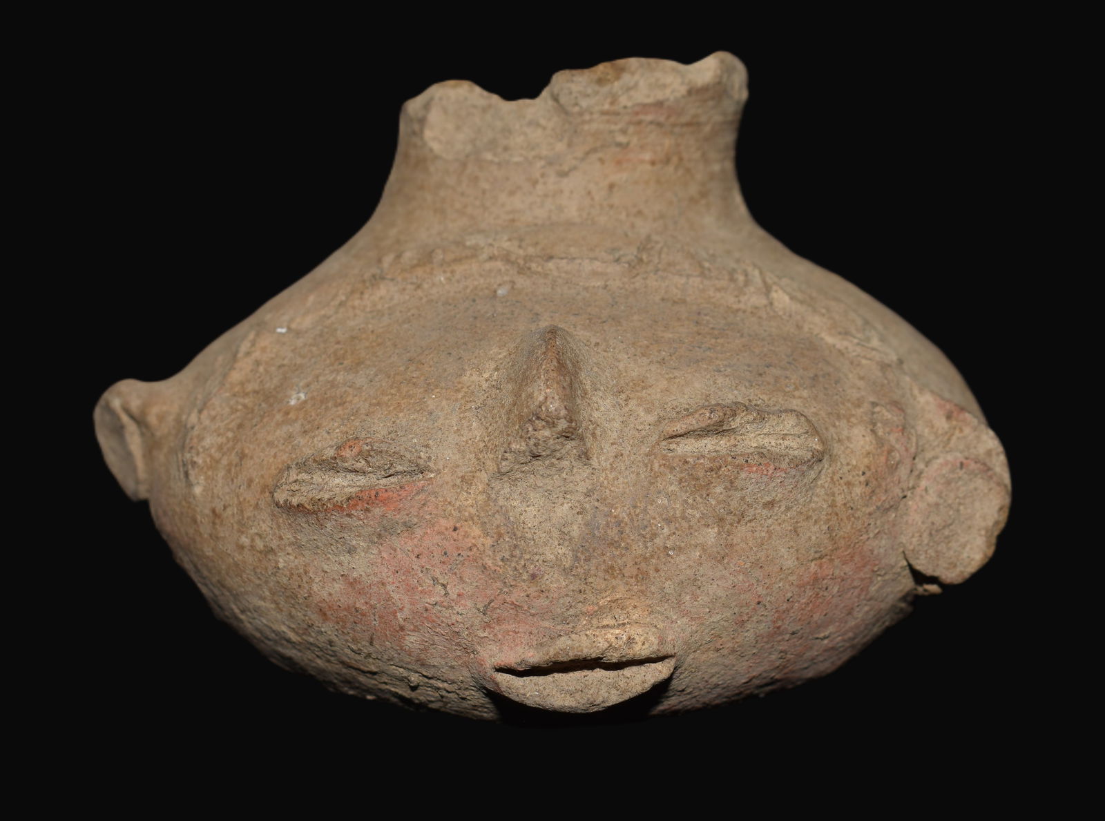 Pre-Columbian Mayan Head Pot (1 of 7)