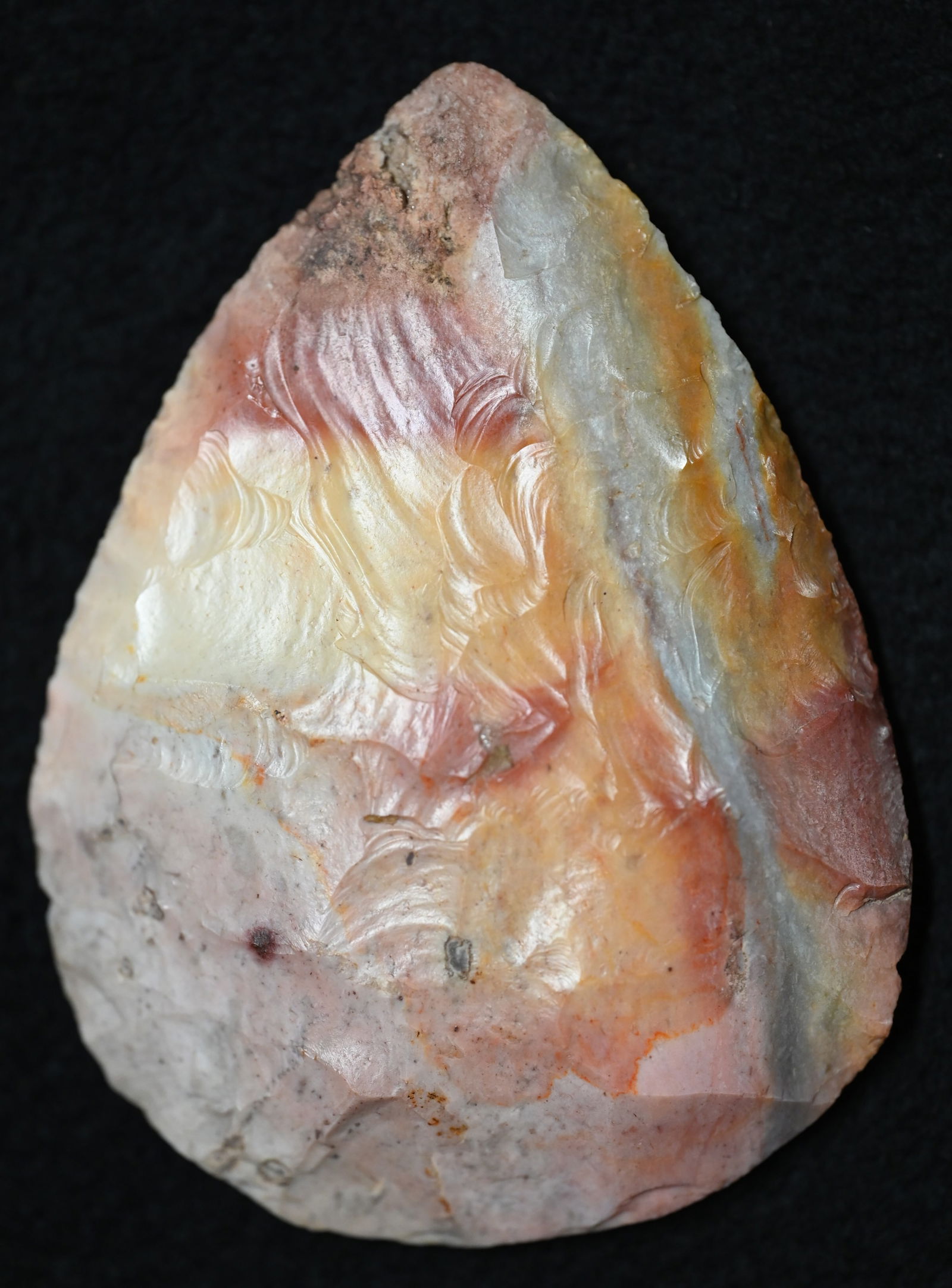 Phenomenal 3 7/8" Norh Blade Found in Pettis Co. Missouri, Keele COA Ex: George Wolf Collection. (1 of 7)