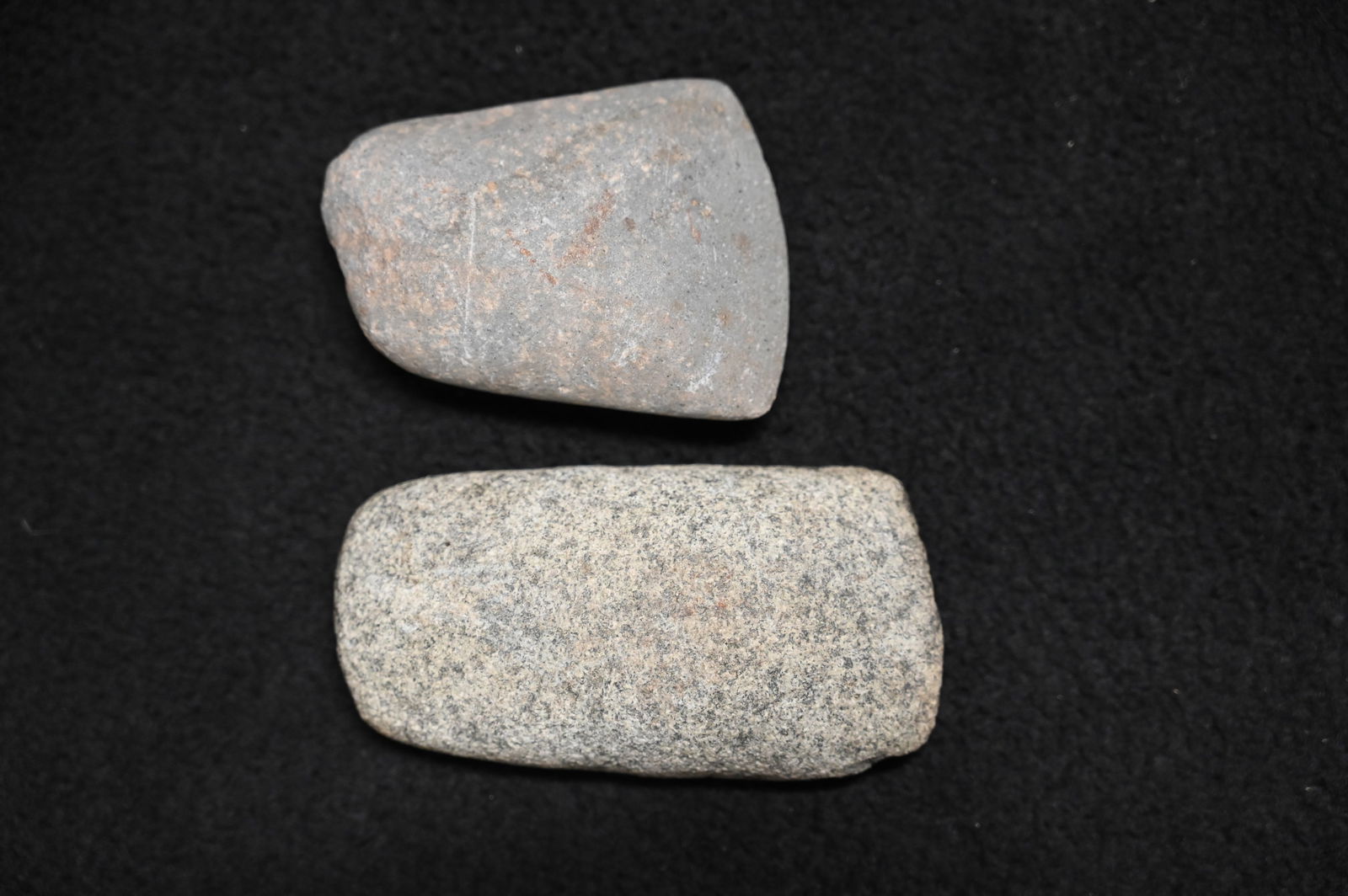 2 Granite Celts Found in Vermillion Co. Illinois 3 1/4" Longest. (1 of 4)