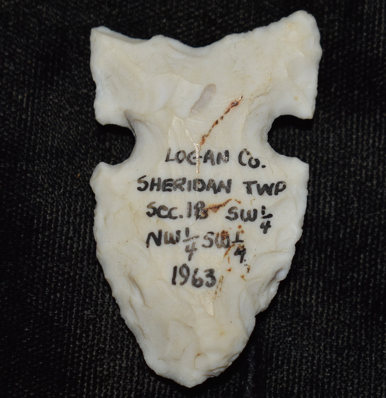 1 3/4" Graham Cave found in Sangamon County, Ill: 1 3/4" Graham Cave found in Sangamon County, Ill
