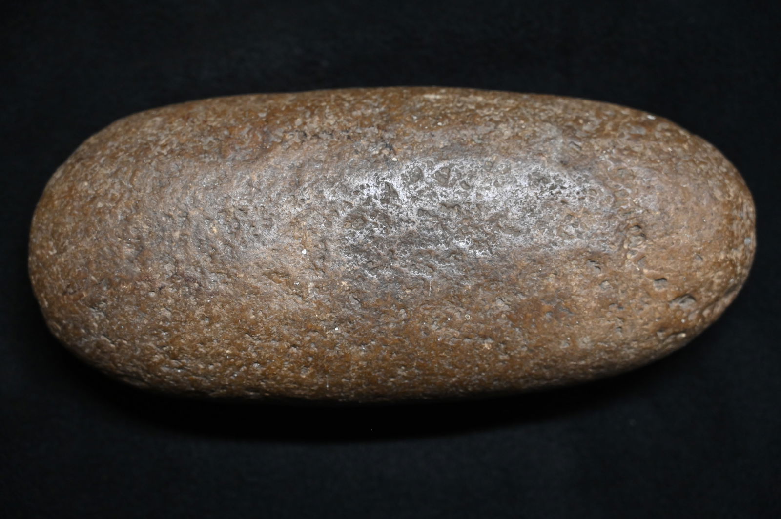 8 1/2" Stone Mano Found in Vermillion Co. Illinois anciently used to grind corn. (1 of 5)