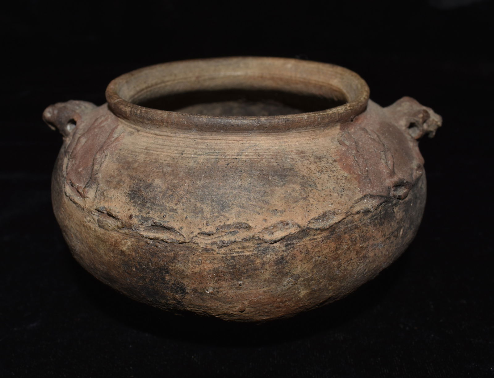Pre-Columbian Mayan Serpent Head Bowl (1 of 7)