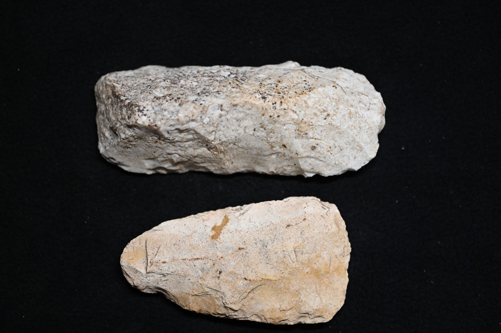 Flint Celt & Humped Back Adz Found in Pike Co. Missouri 5 1/2" Longest. (1 of 6)