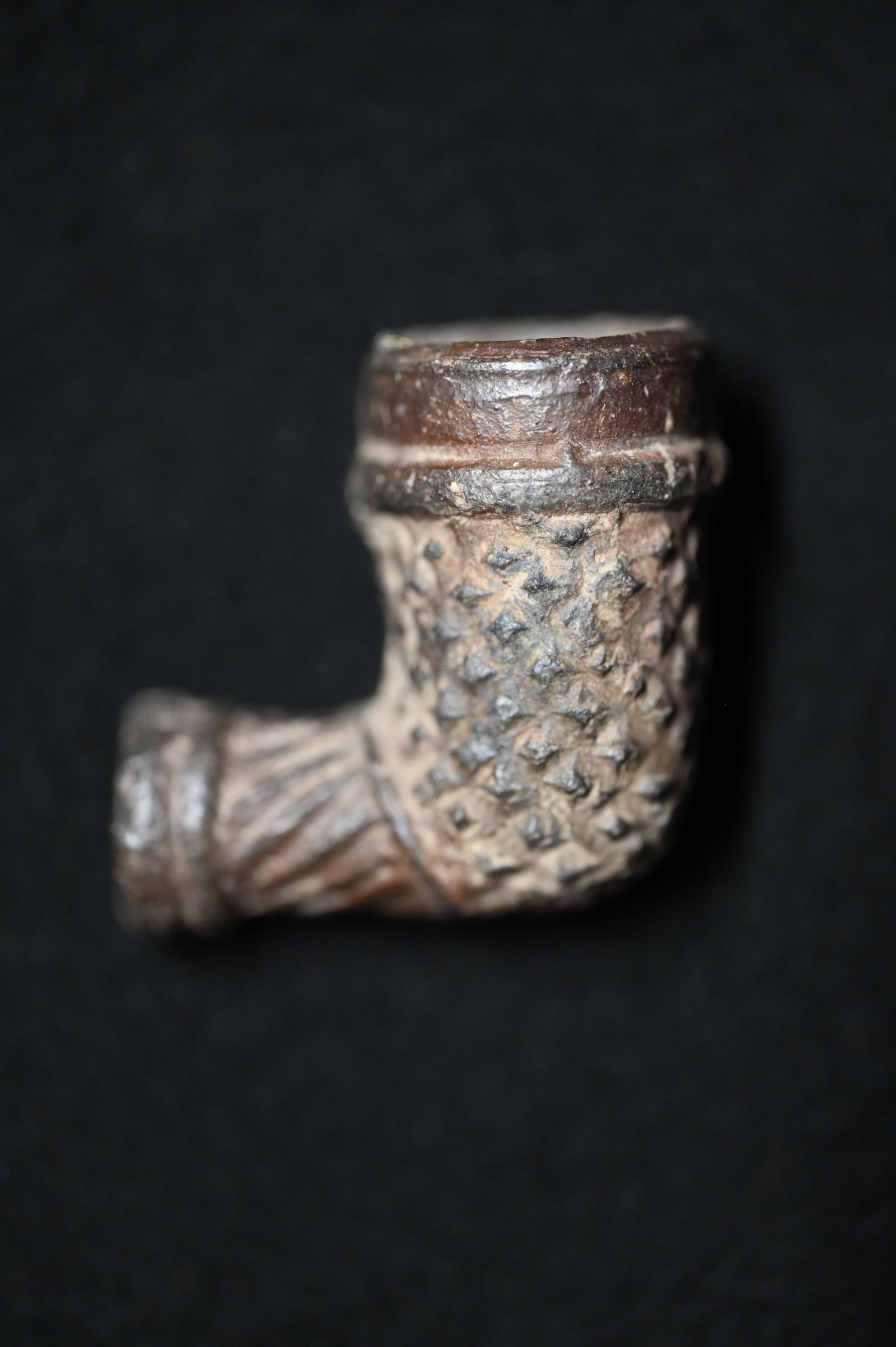 1 3/4" Historic Pottery Trade Pipe Circa 1800's. (1 of 5)