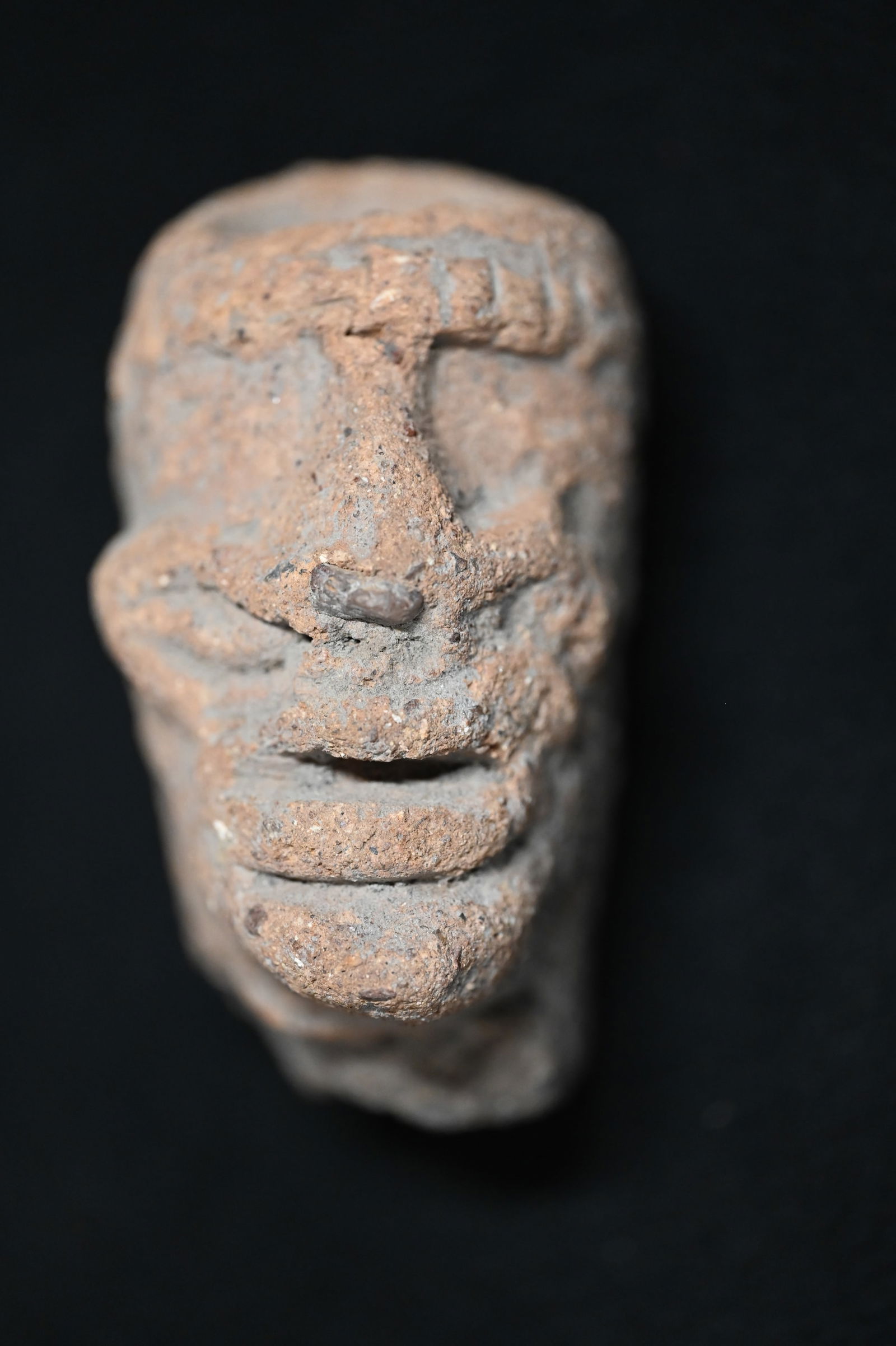 Ancient African Bura Sikka 3 9/16" Clay Grave Marker (1 of 7)