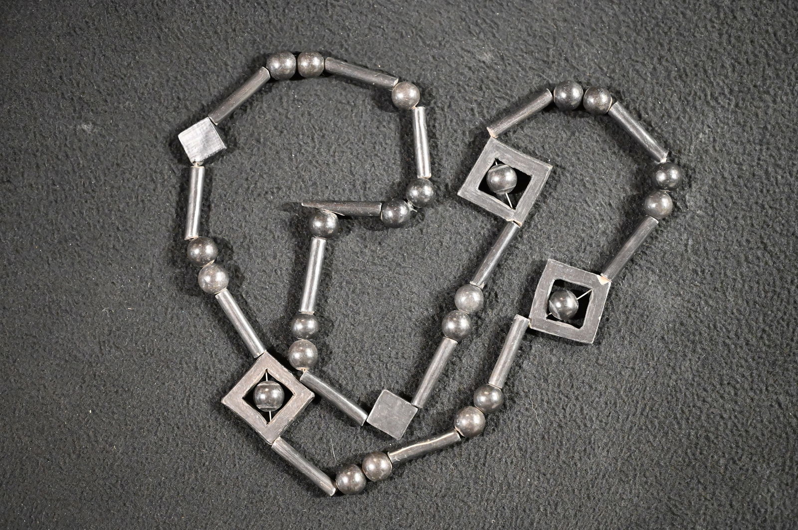 South American Wood Bead Necklace. (1 of 6)