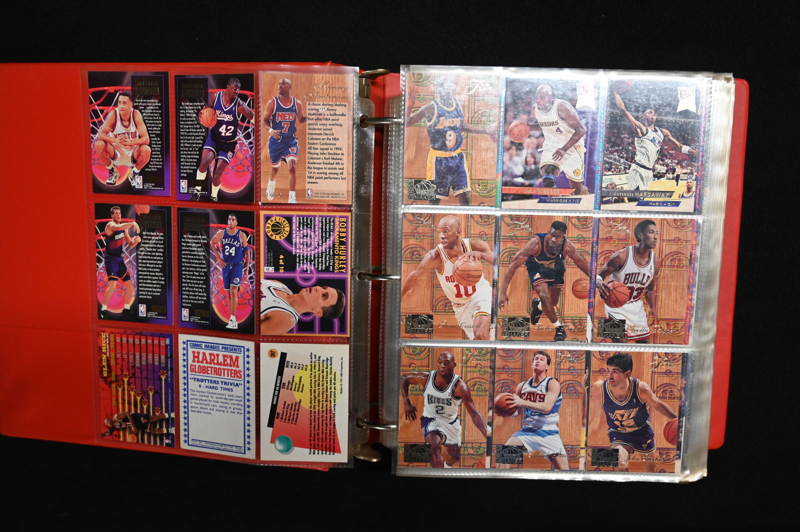 Basketball Cards 1990's Approx. 75 Pages. (1 of 6)