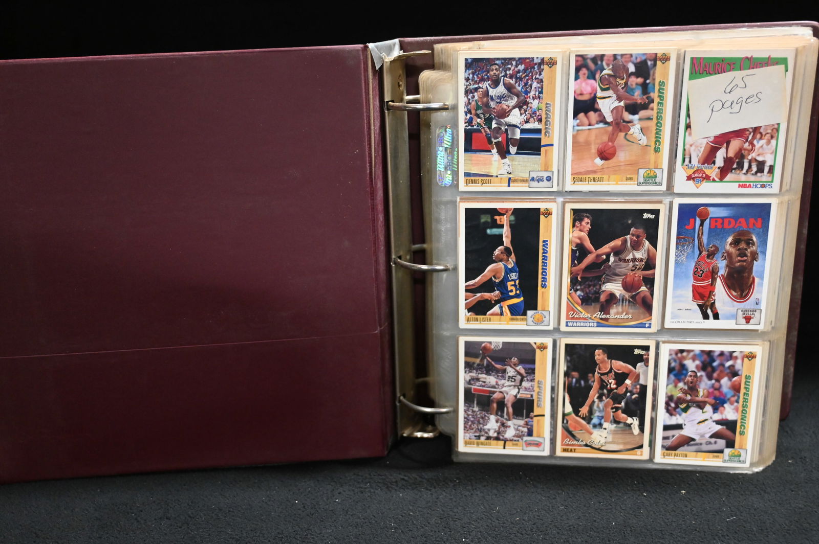 Basketball Cards 1990's Approx. 65 Pages. (1 of 7)