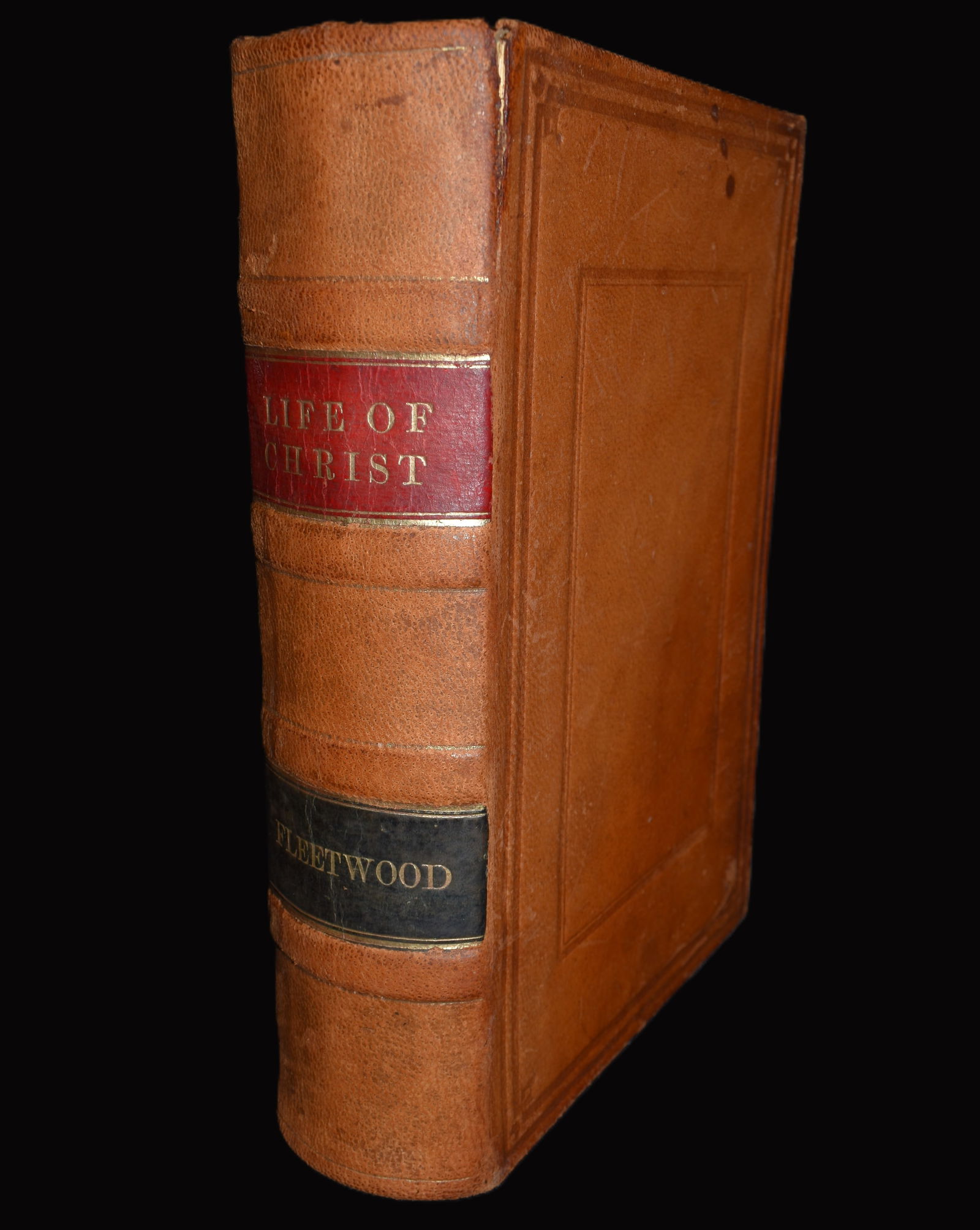 1857 The Life of our Lord and Savior Jesus Christ by Rev John Fleetwood - Full Leather Hardback (1 of 12)