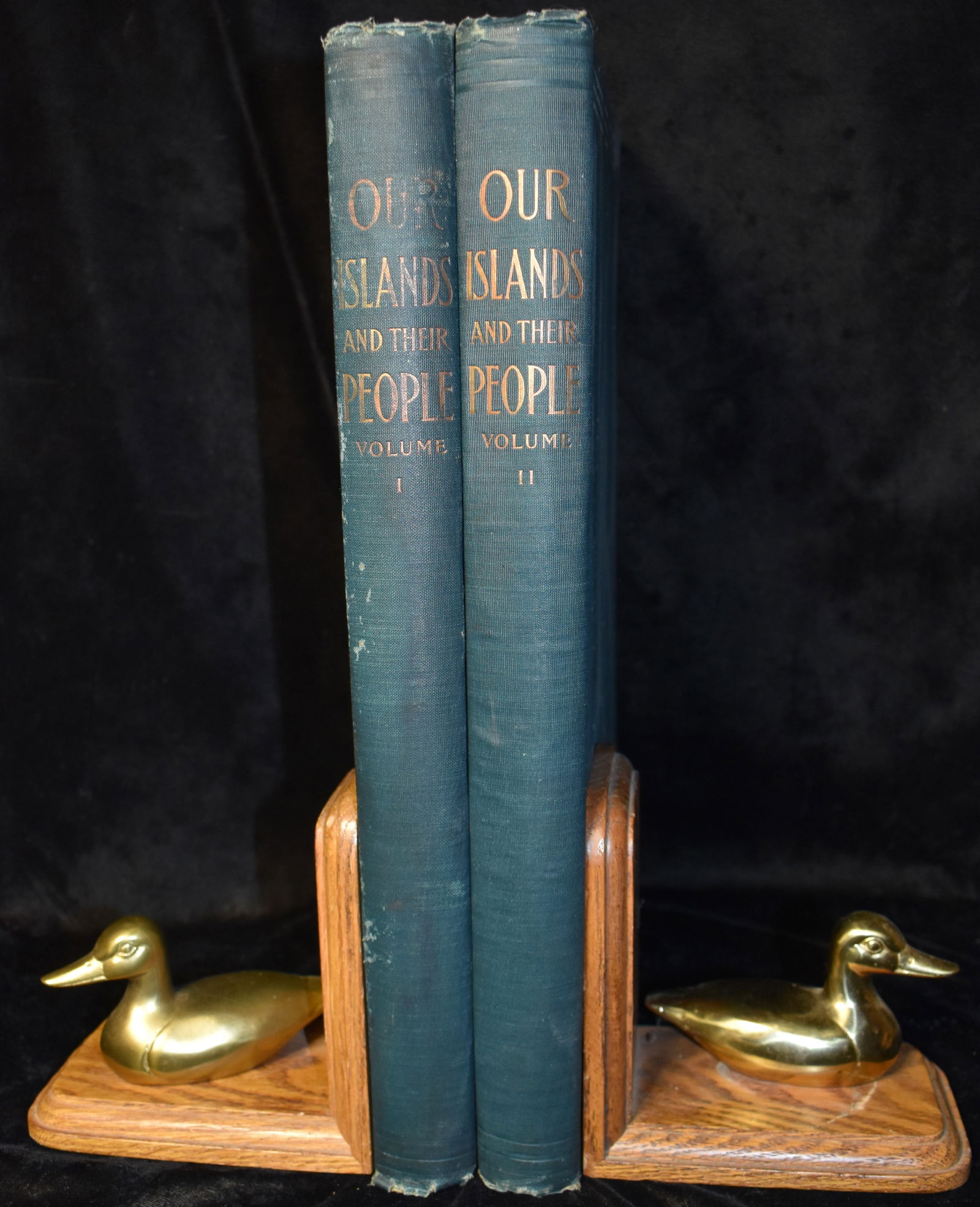 1899 Our Islands and Their People as Seen with Camera and Pencil - 2 Vol Set Folio Size: Our Islands and Their People as Seen with Camera and Pencil: Embracing Perfect Photographic and Descriptive Representations of the People and the Islands Hawaii & the Philippines. (2 Volumes Complete)