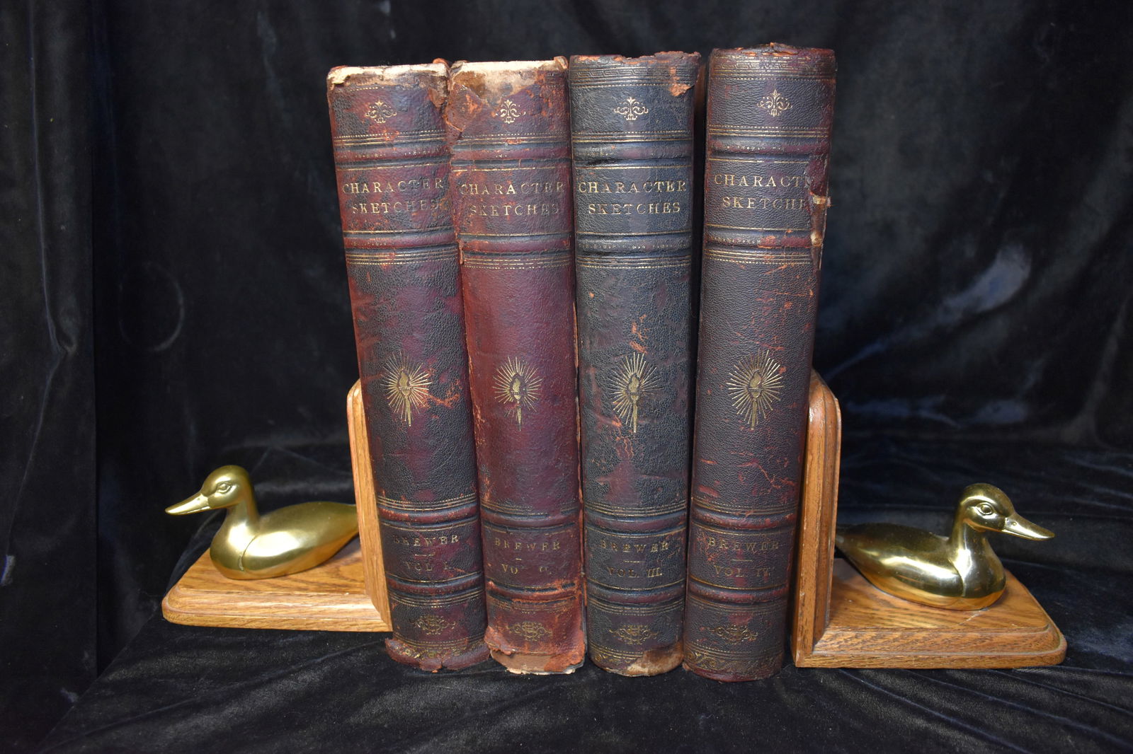 1892 Character Sketches of Romance, Fiction and Drama Volumes I thru IV (1 of 20)