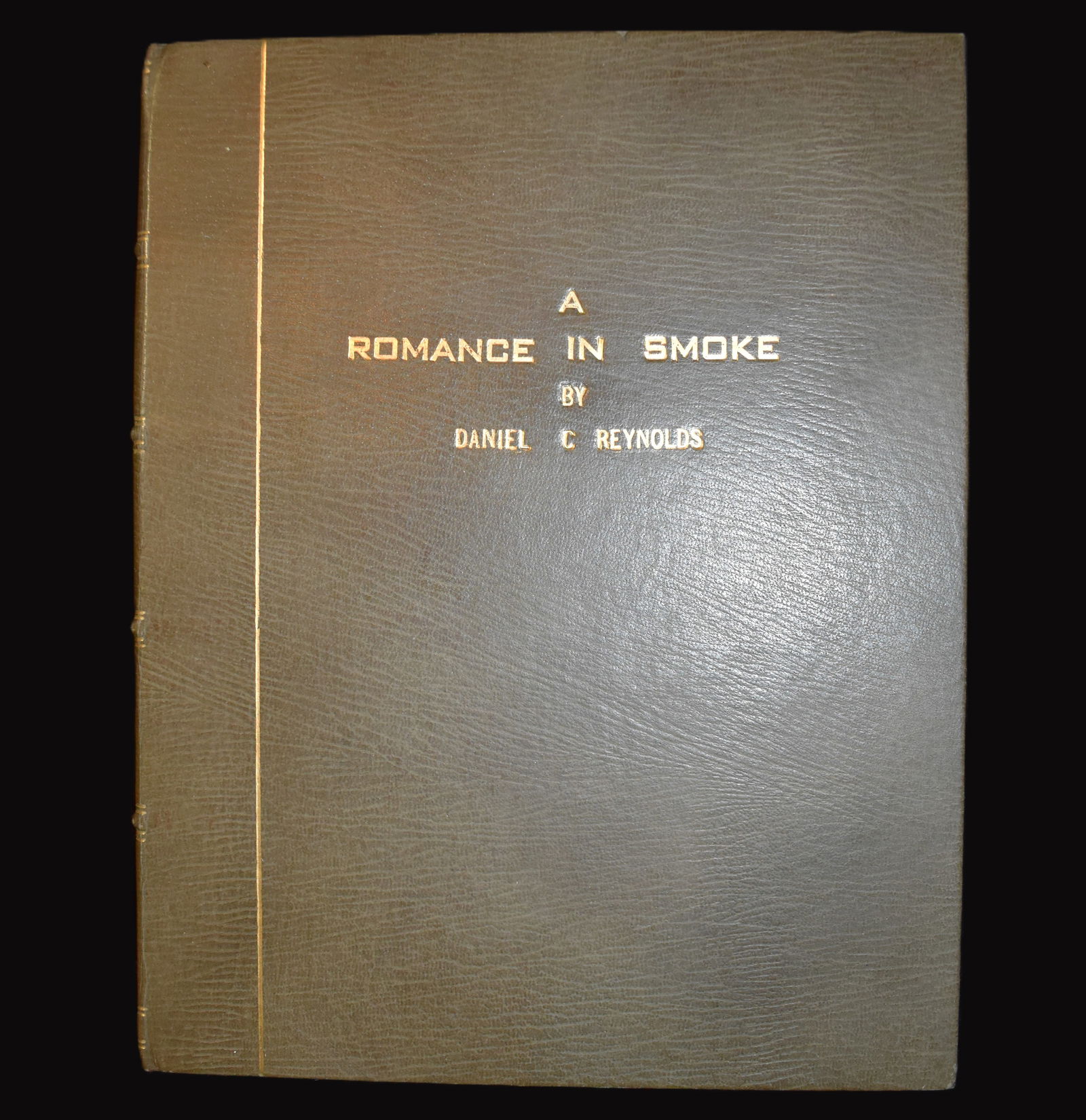 1876 1st Edition - A Romance In Smoke by Daniel C. Reynolds SIGNED RARE (1 of 11)