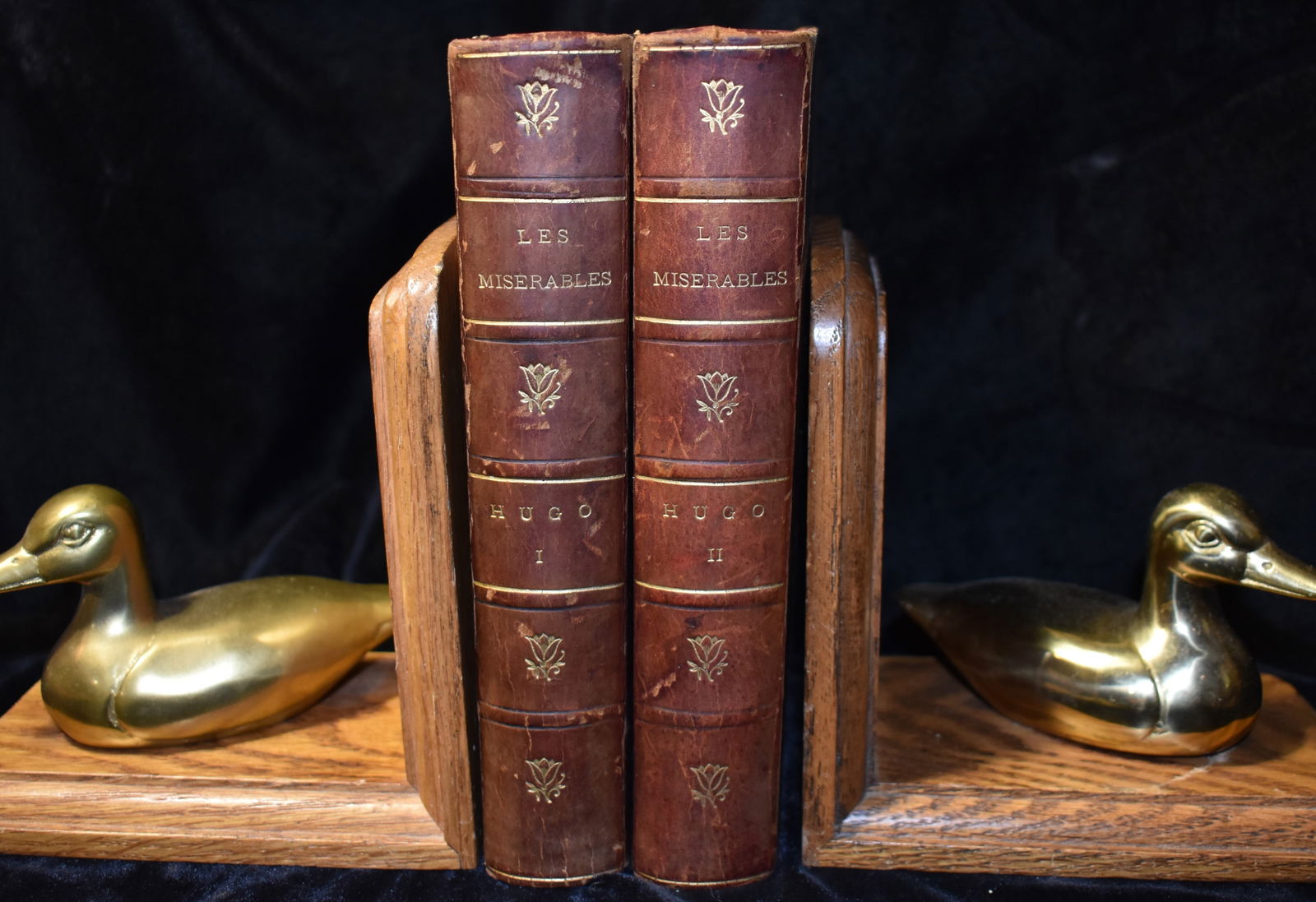 Les Miserables (Two Volume Set) by Victor Hugo - Late 1800's Hardbacks (1 of 10)