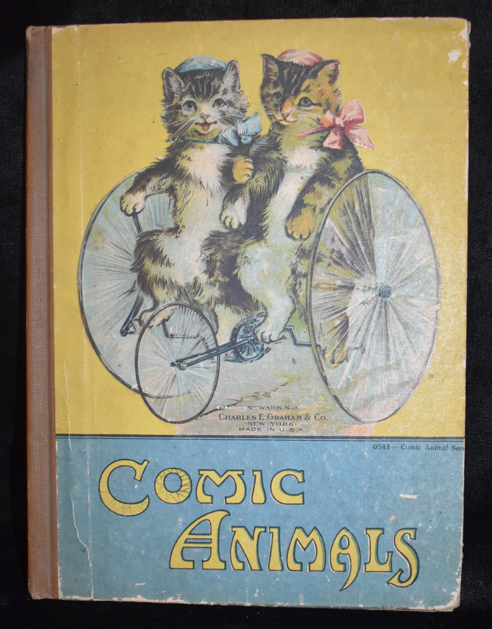 1890 Comic Animal Stories: Wonder tales for children from 7 to 70 1st Edition: Comic Animal Stories: Wonder tales for children from 7 to 70 by McDougall, Walt. Published by Charles E Graham & Co., New York, 1890. 1st Edition. Good condition hardback. Cover has some wear. Interna