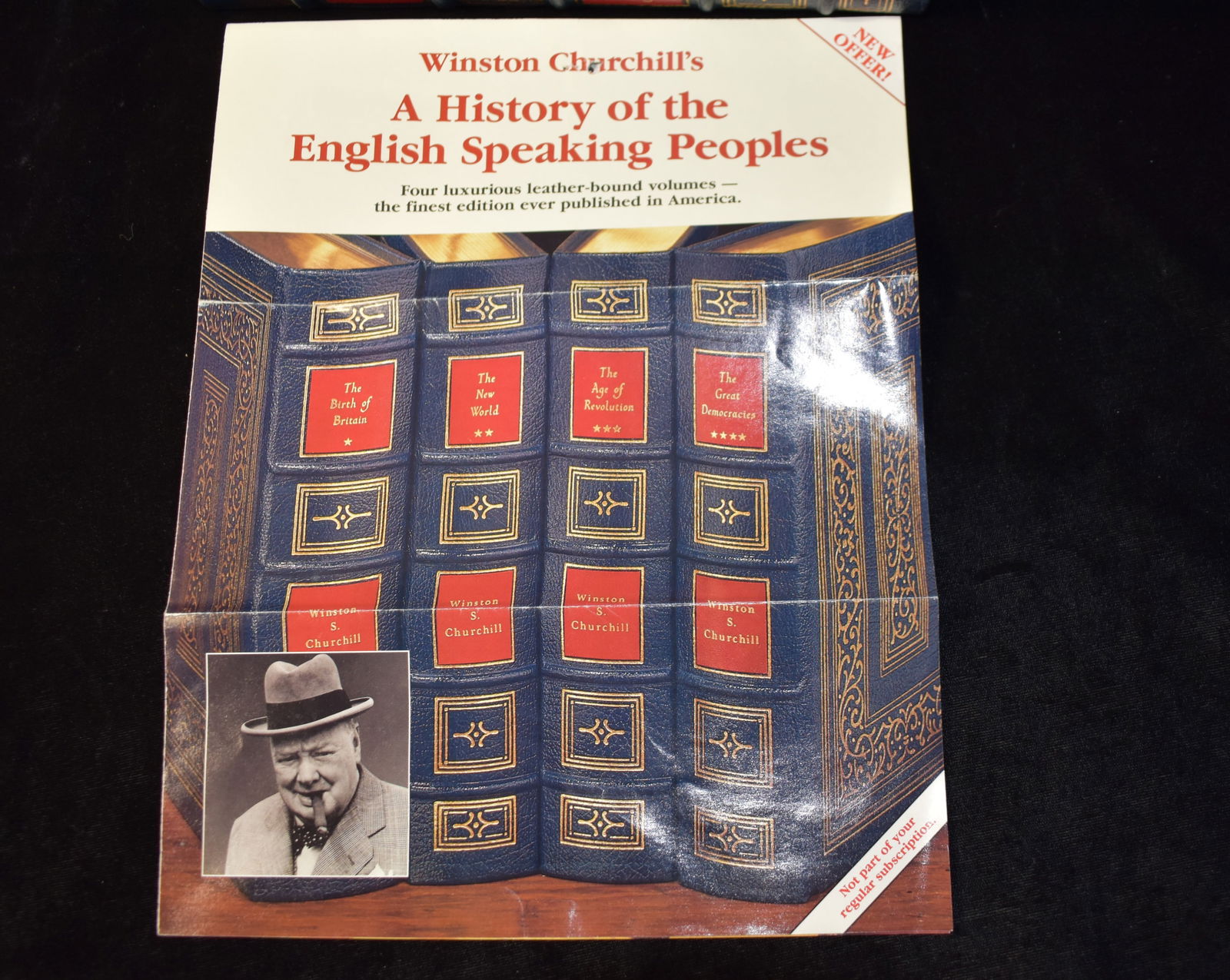A History of the English Speaking Peoples by Winston Churchill - 4 Volume Set Easton Press Full - 2