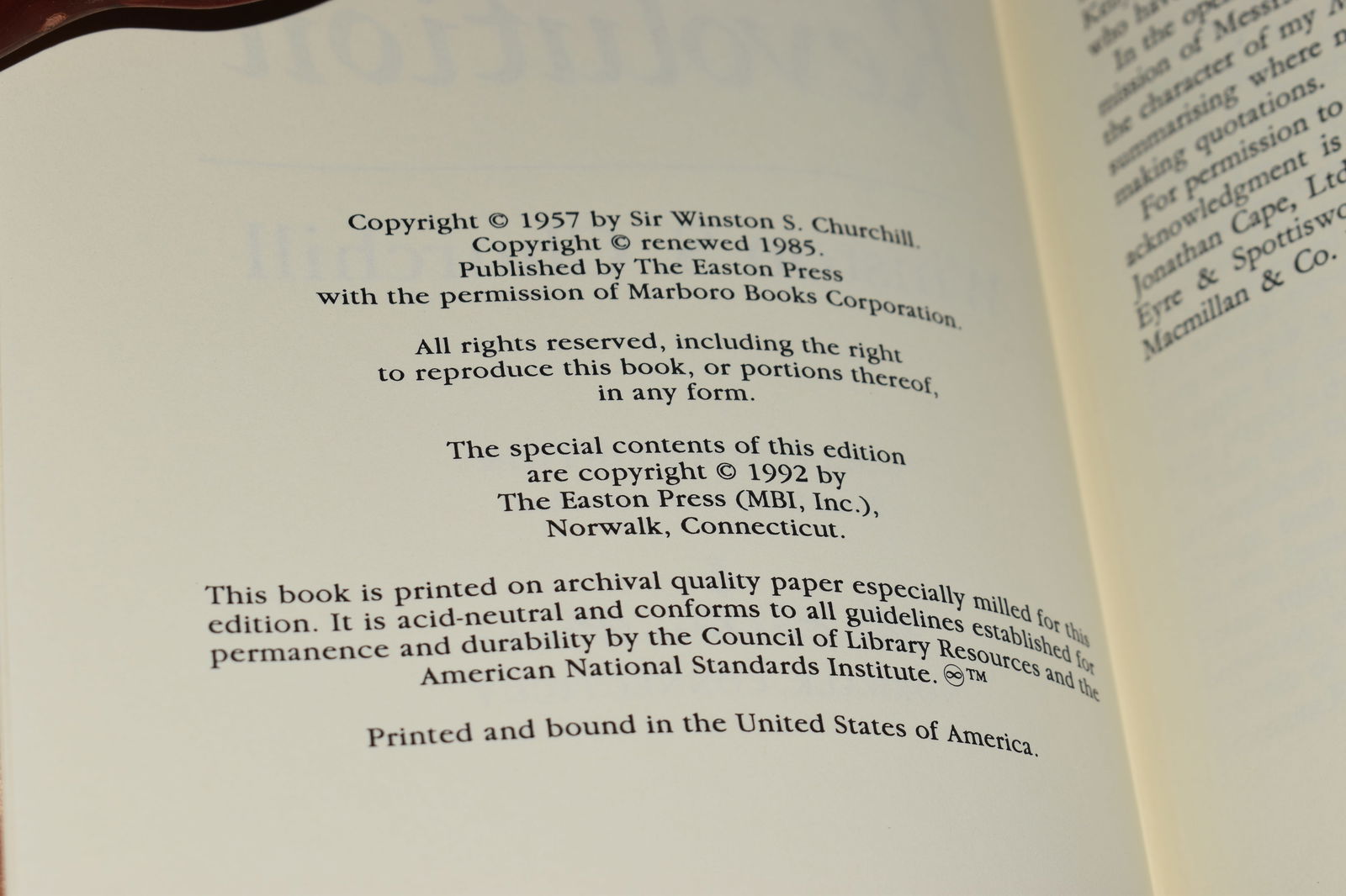 A History of the English Speaking Peoples by Winston Churchill - 4 Volume Set Easton Press Full - 5