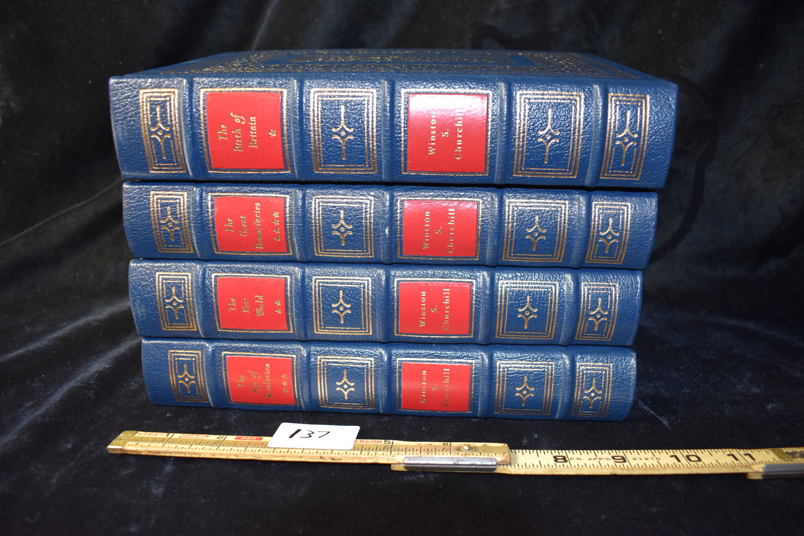 A History of the English Speaking Peoples by Winston Churchill - 4 Volume Set Easton Press Full - 9